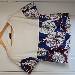 MAXMARA - NWOT silky soft cotton floral top